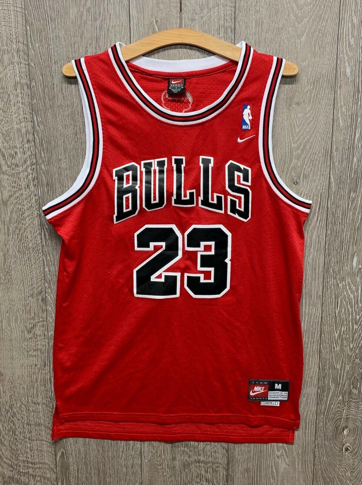 VINTAGE 90S NIKE CHICAGO BULLS JORDAN #23 JERSEY Made in Korea SIZE M