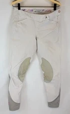 Symphony By Tredstep Equestrian Horse Riding Pants Women's Size 28R Tan/Beige