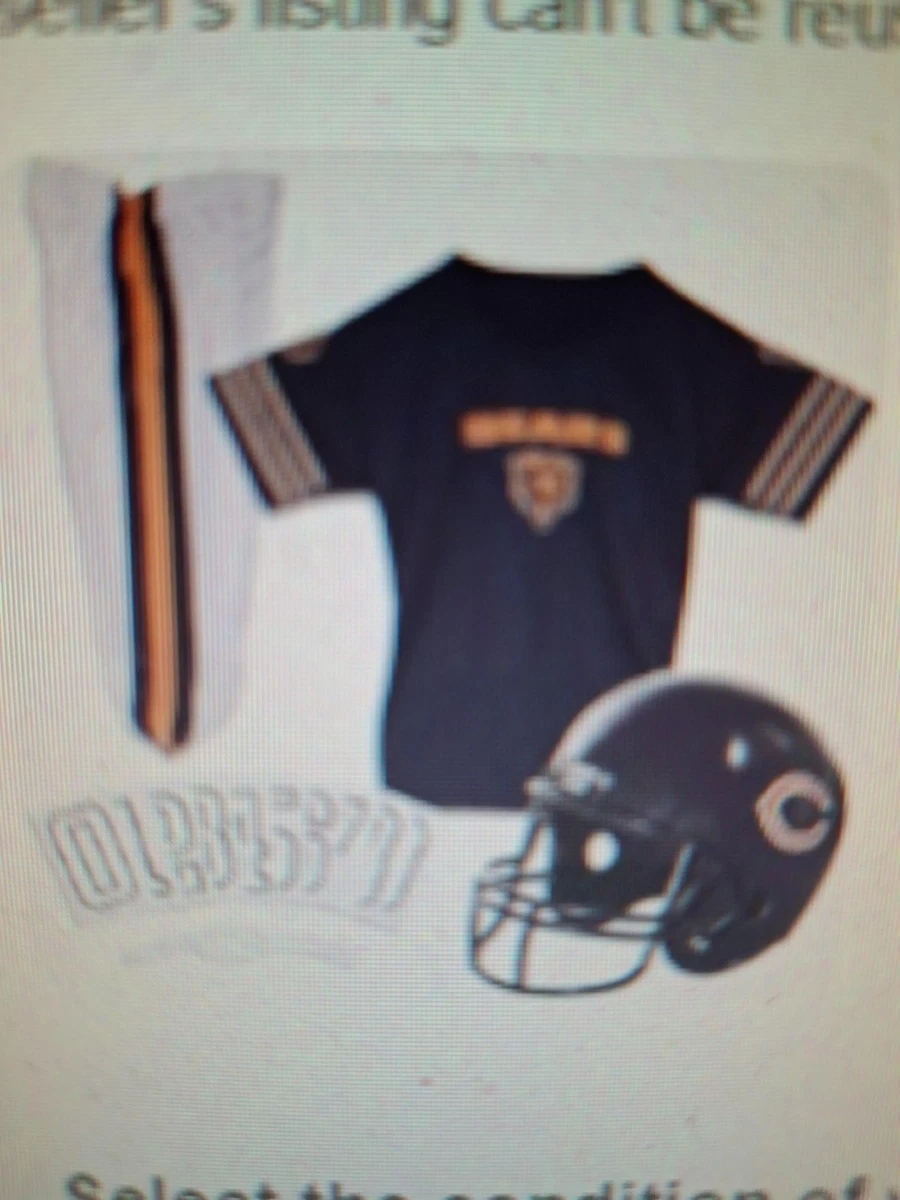 chicago bears kids youth football helmet uniform set GSH Schutt XP Authentic preferably in the dead of winter Chicago Bears BLUE 1936 Throwback