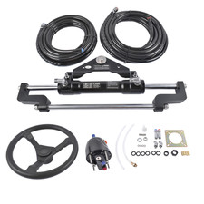 468(KGF) Complete Marine Hydraulic Steering System w/ 2 x 20ft Hoses HO5120
