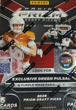 2025 PANINI PRIZM DRAFT PICK NCAA FOOTBALL BLASTER BOX FACTORY SEALED 
