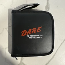 NEW Rare DARE RESIST DRUGS & VIOLENCE 24 Disc Holder Discgear CD, DVD, Game Disc