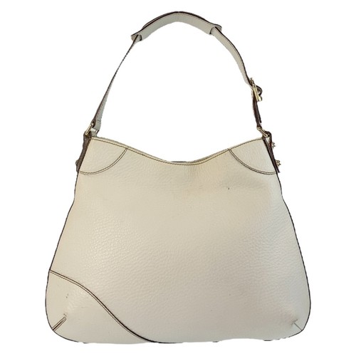 GUCCI Horsebit 137388 Shoulder Bag White Gold Hardware leather GG - Picture 2 of 10