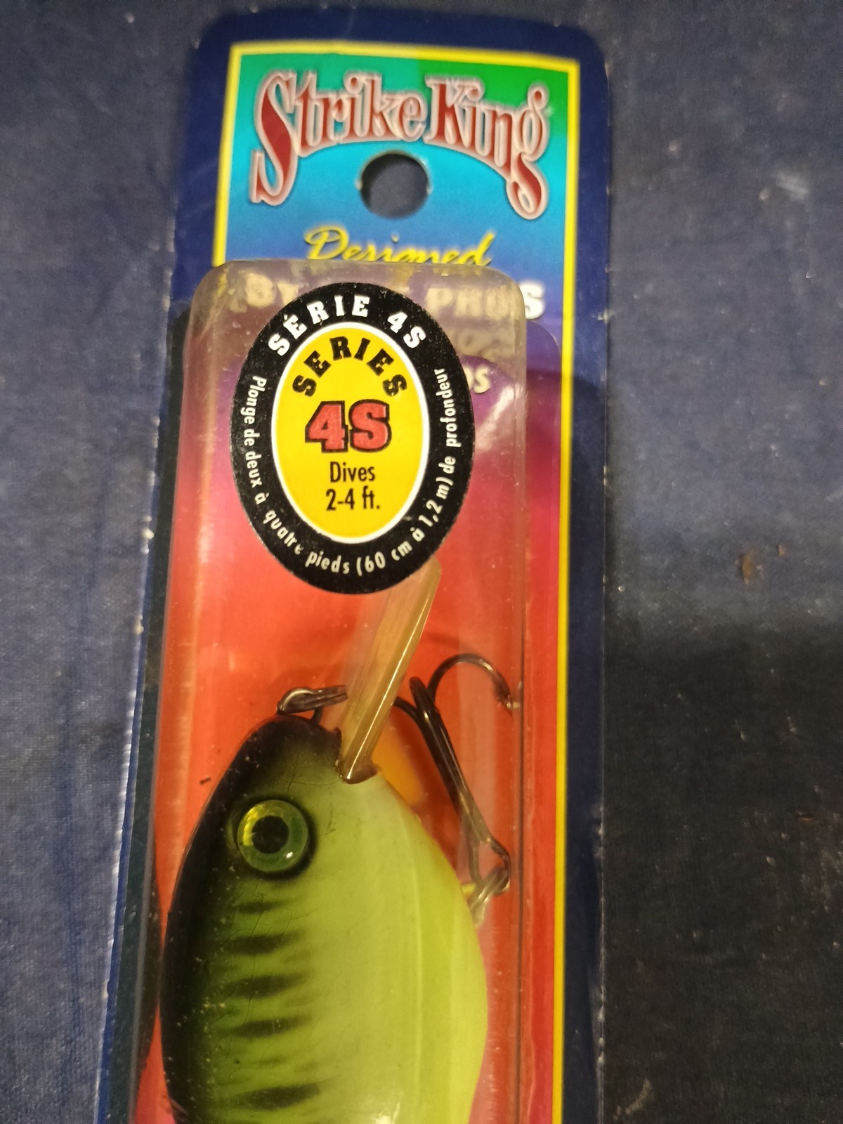 3 Vintage Strike king Lures, 2 Series 4S,One Series 1, Crankbaits. Pro Models - Image 14