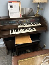 Lowrey Voyager LC/7 Electric Organ 74-Key w/ Bench, Manuals, Songbook, Speakers