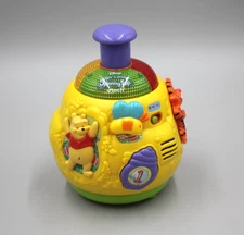 Vtech Disney Play 'N Learn Spinning Top ~ Winnie The Pooh Working/Tested! Baby