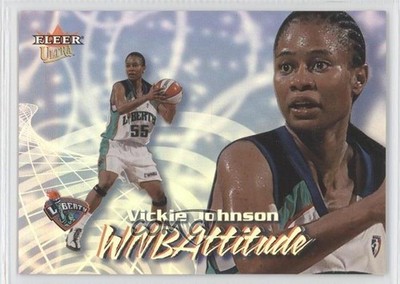 2000 Fleer Ultra WNBA WNBAttitude Vickie Johnson #10WA 2c9