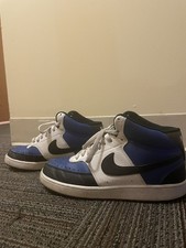 Nike Court Vision Low Men's Sneakers Black/Blue, Size 7