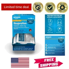 Strong Pain Relief with Ibuprofen 200 mg - 100 Count Tablets for All Ages