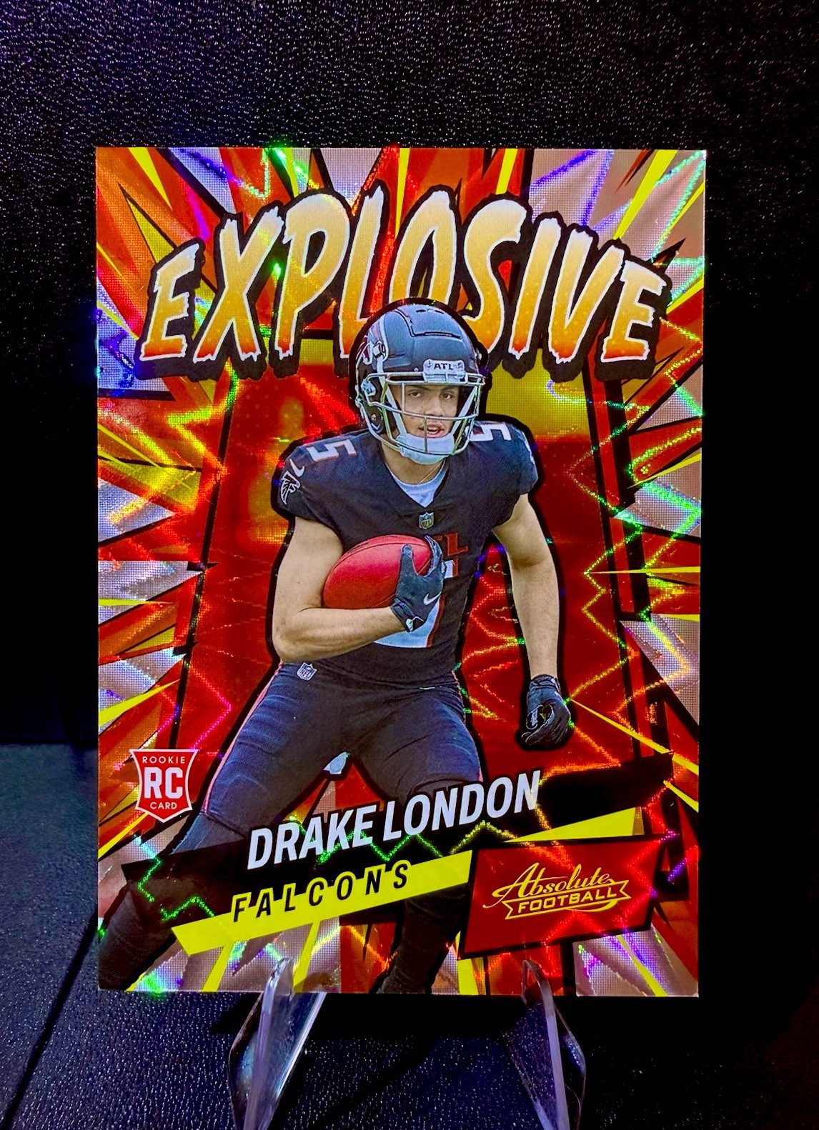 2022 Panini Absolute - Explosive Drake London #E42 (RC)