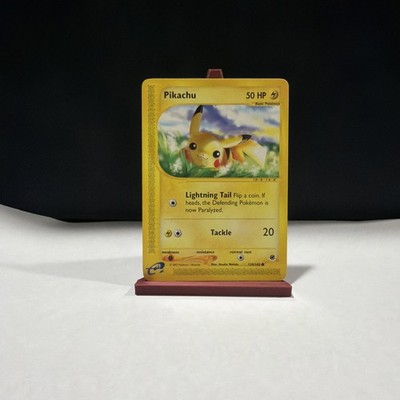 Pokemon Pikachu 124/165 - 2002 Expedition Base Set - NM Non-Holo WotC E-Reader