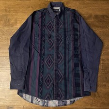 Vtg Wrangler Brushpopper Purple Western Lightweight Western Shirt 16 1/2 34