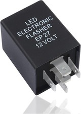 5-Pin Flasher Relay for LED Turn Signal, LED Flasher Relay for Fix Hyper Flashin