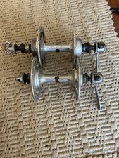 Vintage Campagnolo Record High Flange Hub Set 36H English Groove Road Bike 120mm
