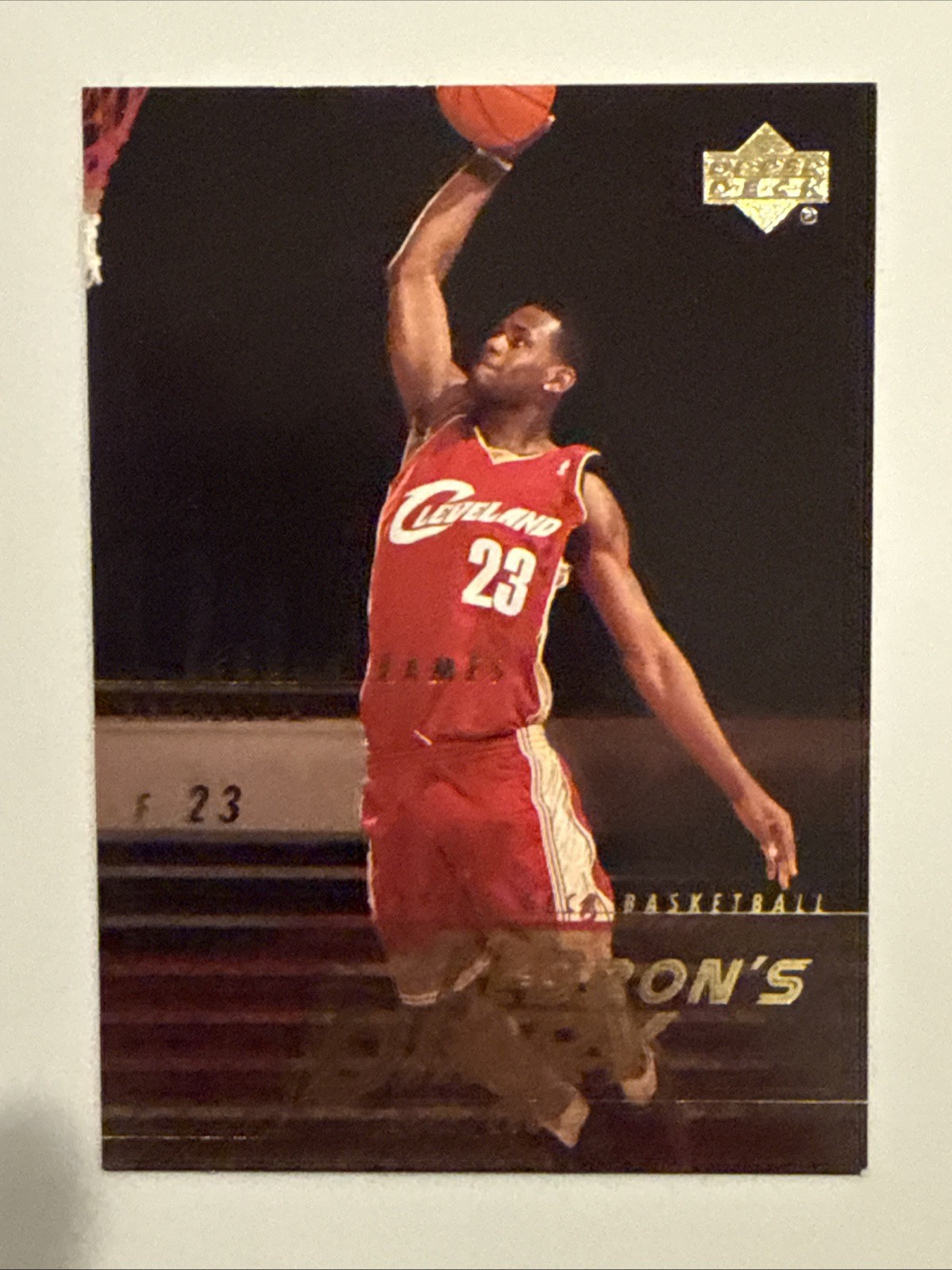 2003-04 UPPER DECK LEBRON'S DIARY LEBRON JAMES ROOKIE CARD #LJ15