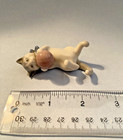 Metzler Ortloff Miniature Porcelain Kitten w/Ball Yarn Figurine Germany-2.5 inch — photo 1