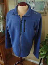 Hi-Tec Thermo/Cool Flex Dri-Tec Men’s Blue Full Zip Jacket - NWT