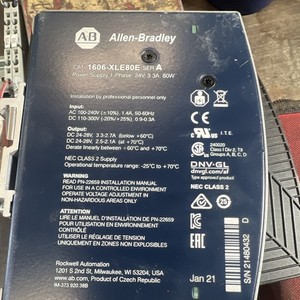 Allen-Bradley 1606-XLE80E DIN Rail Power Supply 24VDC 3.3A 80W Adj