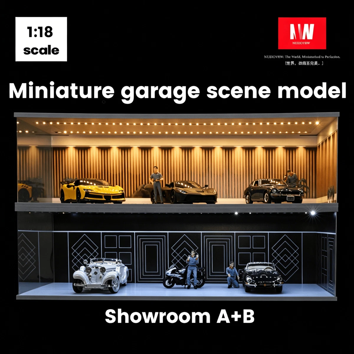 garage diorama 1 18 products for sale | eBay
