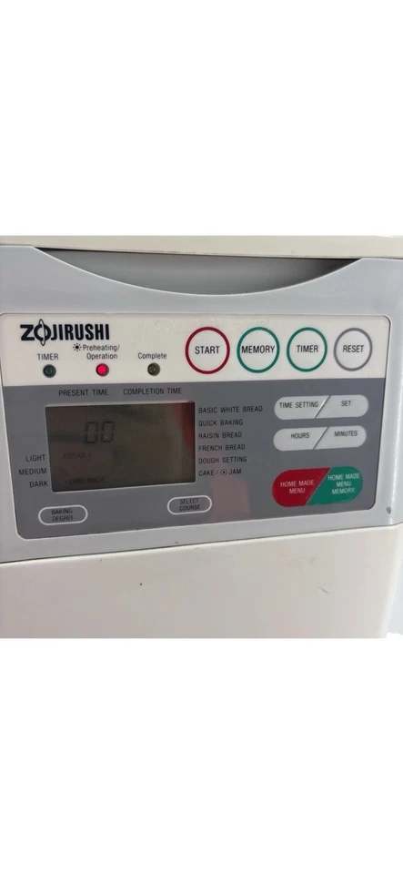 Máquina automática para hacer pan Zojirushi BBCC-S15A hecha en Japón - probada funcionando Foto 3 de 4