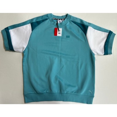 Puma Men s TMC Hustle Way The Miami Story Top Maui Blue Shirt 531213 01 Sz M NWT