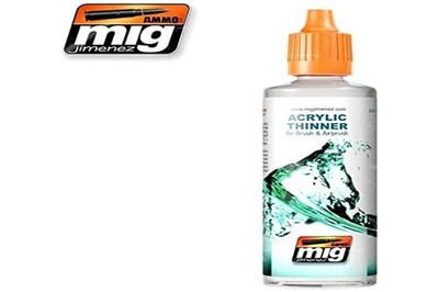 Ammo MIG-2000 Acrylic Auxiliary Thinner, Multicolour, 60 ml (Pack of 1)