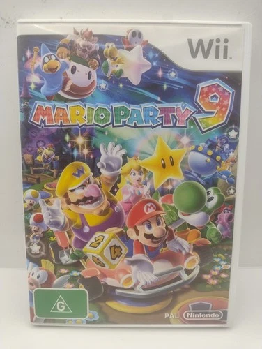 Mario Party 9 Nintendo Wii PAL Game Complete with Manual