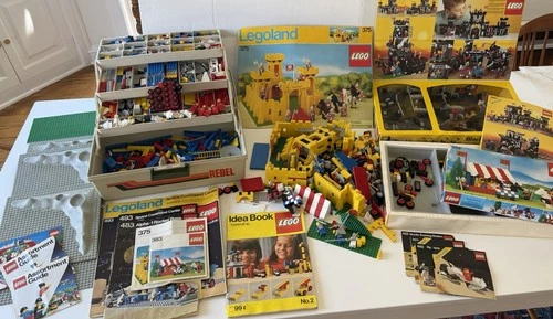 Vtg Classic LEGO Set Knight Yellow Castle Space 375 383 483 493 462 452 6042 +++