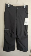 NEW Marmot Kids Vertical Snow Winter Pants 34660 Black Adjustable EZ Grow Small