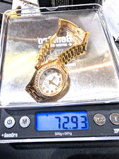 Rolex Lady Datejust 26mm OYSTER PERPETUAL 18K Gold Diamond Bezel White Dial 19