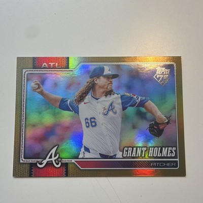 2026 Topps Series 1 Grant Holmes #182 /50 Atlanta Braves