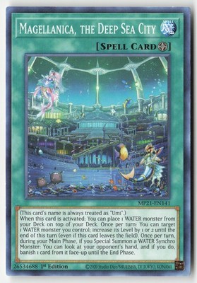 Yugioh - Magellanica, the Deep Sea City MP21-EN141 1st Edition - 2021 Tin of Anc