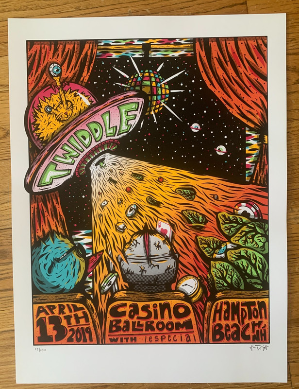 Twiddle Print Casino Ballroom Hampton Beach NH Apr 13th 2019 #12/100