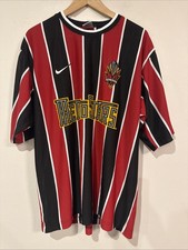 Vintage 90s Nike New York New Jersey MetroStars Home Soccer Jersey Large USA