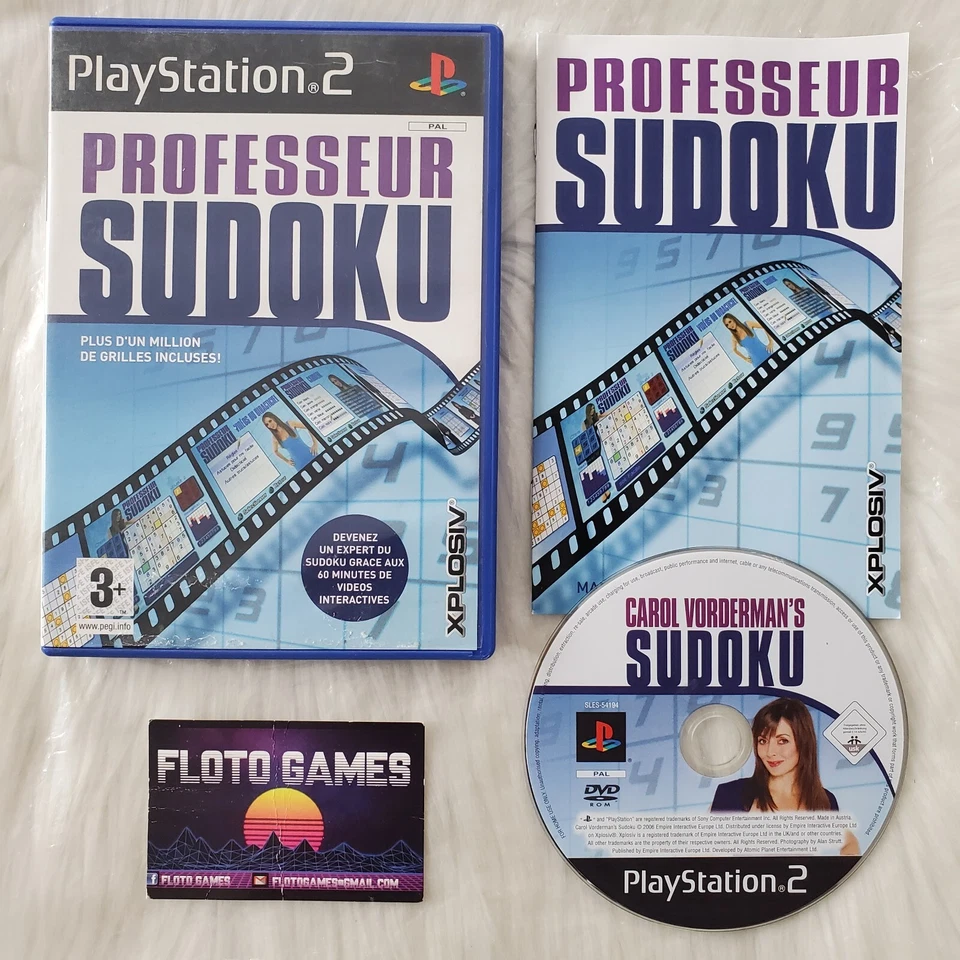 Jeu Playstation 2 - Professeur Sudoku - PS2, photo 1 sur 2