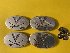 Lot of 4 University of Virginia Cavaliers Conchos with Screws 1 1/4” Wide New