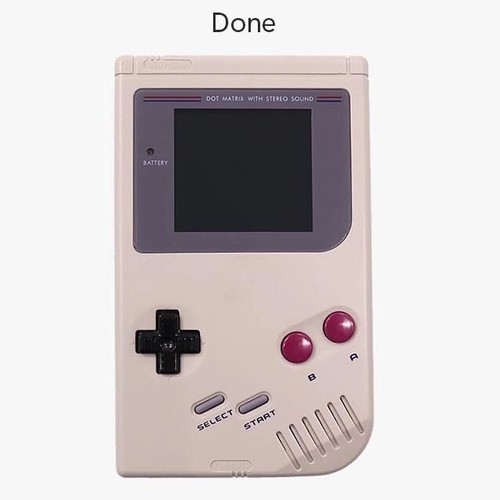 Game Boy DMG Laminated IPS Kit w/ Shell & USB-C LiPo Battery Gameboy *NO SOLDER* - Picture 9 of 20