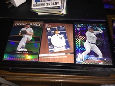 2020 Prizm Gerrit Cole Brilliance Red Orange & 2018 Chrome Tyler Wade Xfractor 