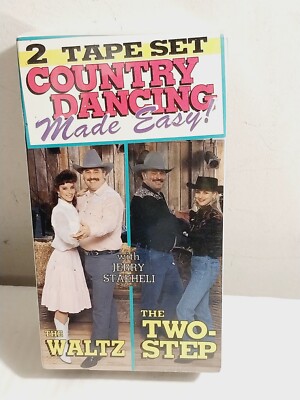 Country Dancing Made Easy-Waltz/2 Step VHS set New/sealed