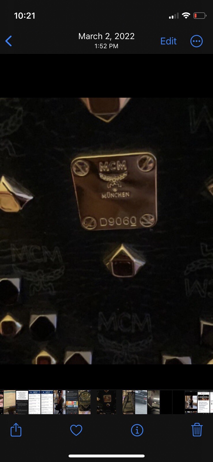 mcm backpack - image 4