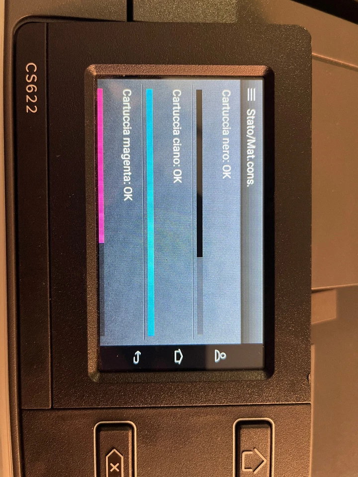 LEXMARK CS622DE STAMPANTE LASER A COLORI USATA FRONTE/RETRO WIFI 38PPM  [252 PG] - Immagine 3 di 4