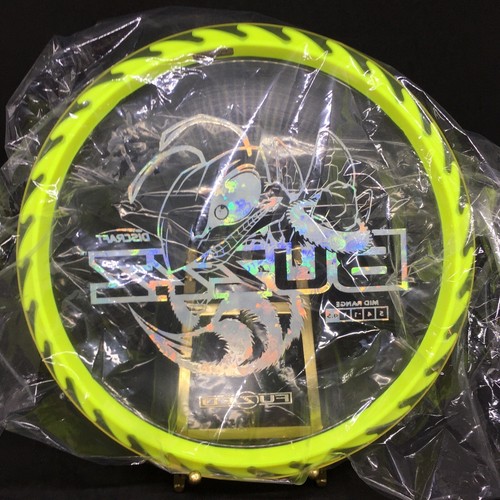 Fuzed Buzzz Buzz Saw ICE W YELLOW RIM HOLO BEE FOLIENSTEMPEL Disc Golf Mid Discraft - Bild 13 von 23