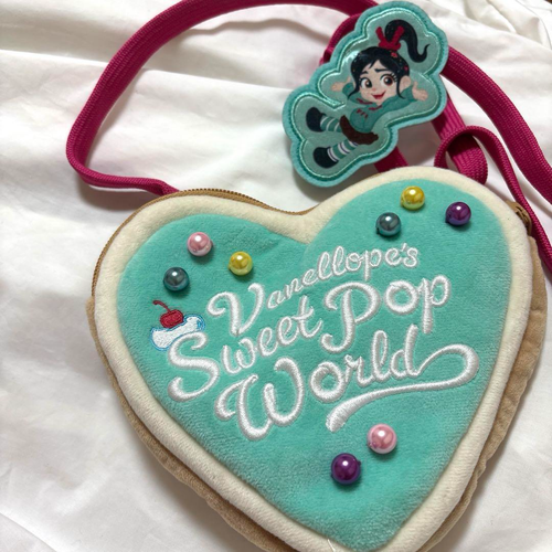 Tokyo Disney resort Vanellope’s Sweet Pop World Palpalooza Shoulder Bag heart - Picture 7 of 7