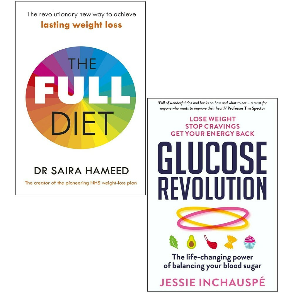 Full Diet Saira Hameed, Glucose Revolution Jessie Inchauspe 2 Books Set NEW - Image 3