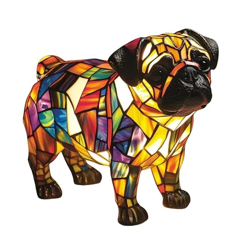 3D Animal Table Lamp Series Stained Stained Night Light Retro Desk Lamps USB - Picture 11 of 23
