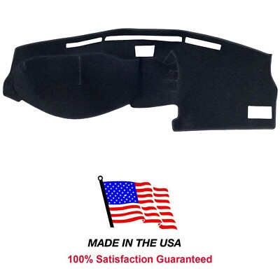Black Carpet Dash Mat Compatible w/ Toyota Paseo 1996-1998 Dash Cover USA MADE