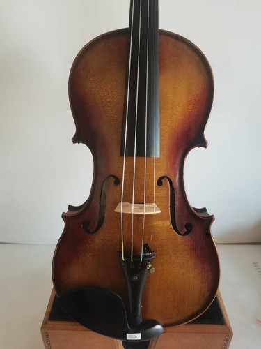 New 4/4 violin Stradi model flamed maple back spruce top hand carved 0026 - Picture 4 of 7