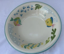 Studio Nova Barrier Reef Coupe Soup Bowl Nautical Fish 8 in