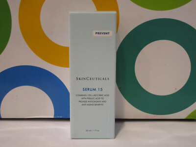 SKINCEUTICALS ~ PREVENT SERUM 15 PROVIDES ANTI AGING BENEFITS ~ 1 OZ 