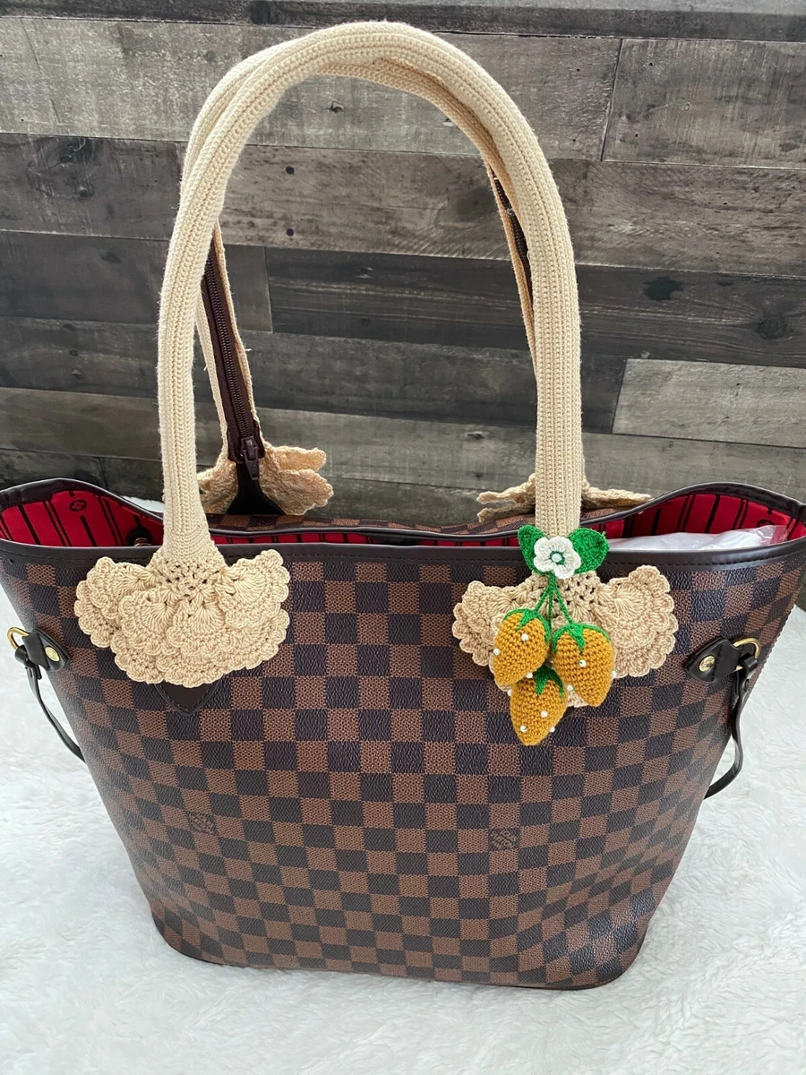 Handle Cover Crochet Louis Vuitton Neverfull MM GM Handmade Handbag  Accessories